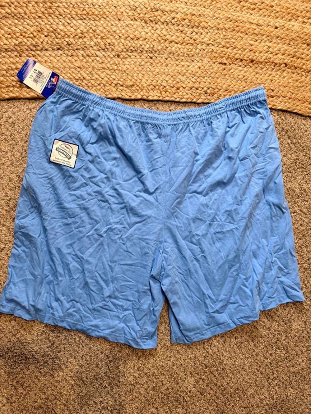 Fruit of the low blue cotton shorts NWT 4XL